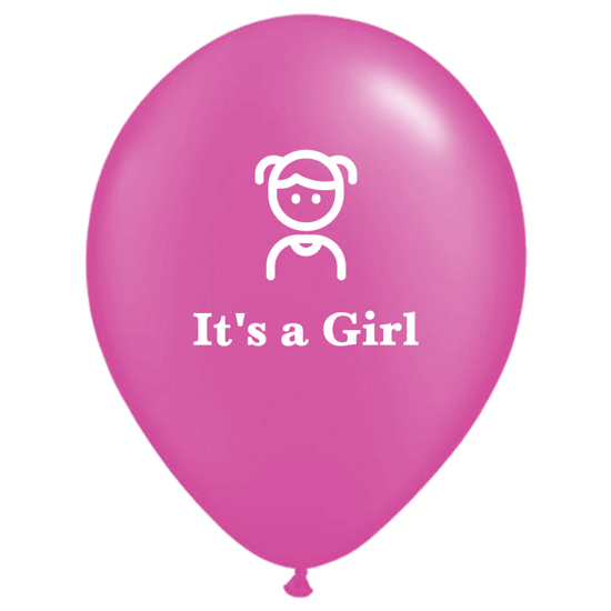 Bild von 100 Stk. Ballons Its a Girl