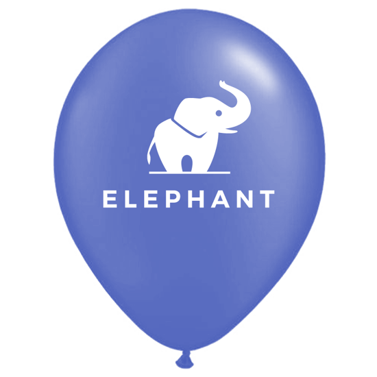 Bild von Motivballon Elefant