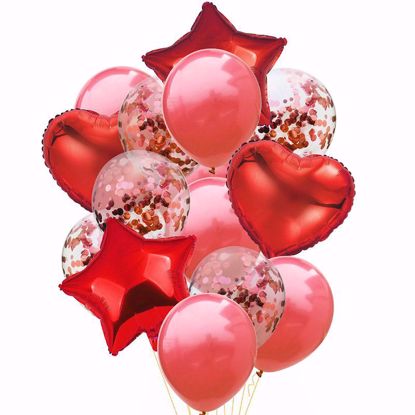 Bild von Ballon Bouquet Rot