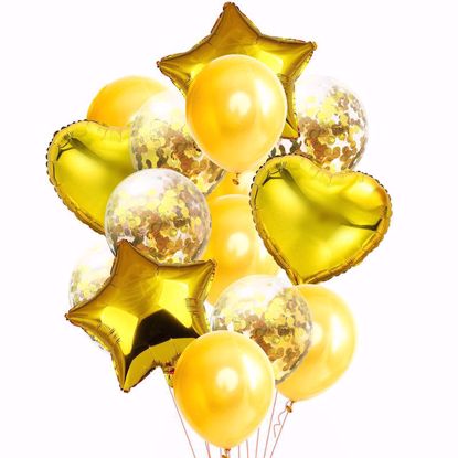 Bild von Ballon Bouquet Gelb