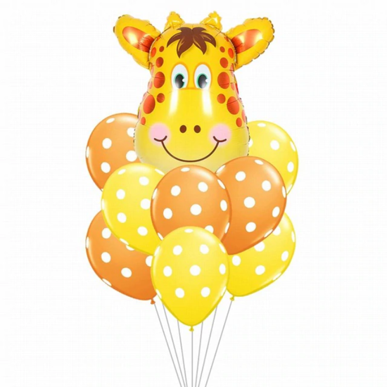 Bild von Ballon Bouquet Giraffe