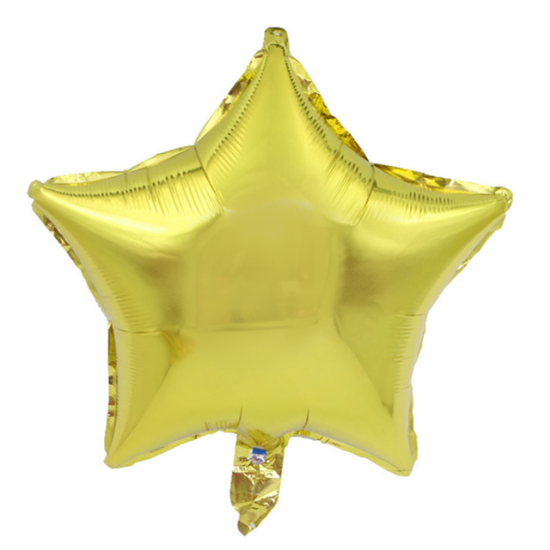 Bild von Folien Ballon Stern Gelb