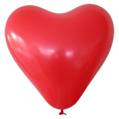 Bild von Herzballon Rot individuell bedruckt