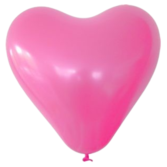 Bild von Herzballon Rosa individuell bedruckt