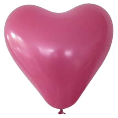 Bild von Herzballon Pink ohne Druck