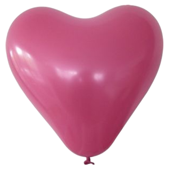 Bild von Herzballon Pink ohne Druck